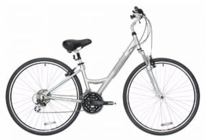BikeHard LadyCruz Ladys Fit Polished Aluminum Hybrid Bike Review